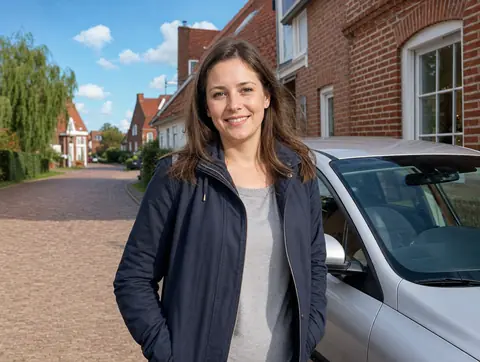 Verkäufer aus Pfullingen mit dem verkauften Fahrzeug